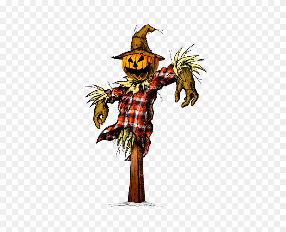 Creepy Scarecrows Scary Scarecrow Drawings Tattoos, Adult, Female, Person, Woman Png Image