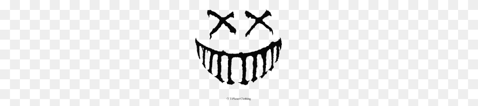 Creepy Smile Black, Accessories, Jewelry, Crown, Cross Free Png Download