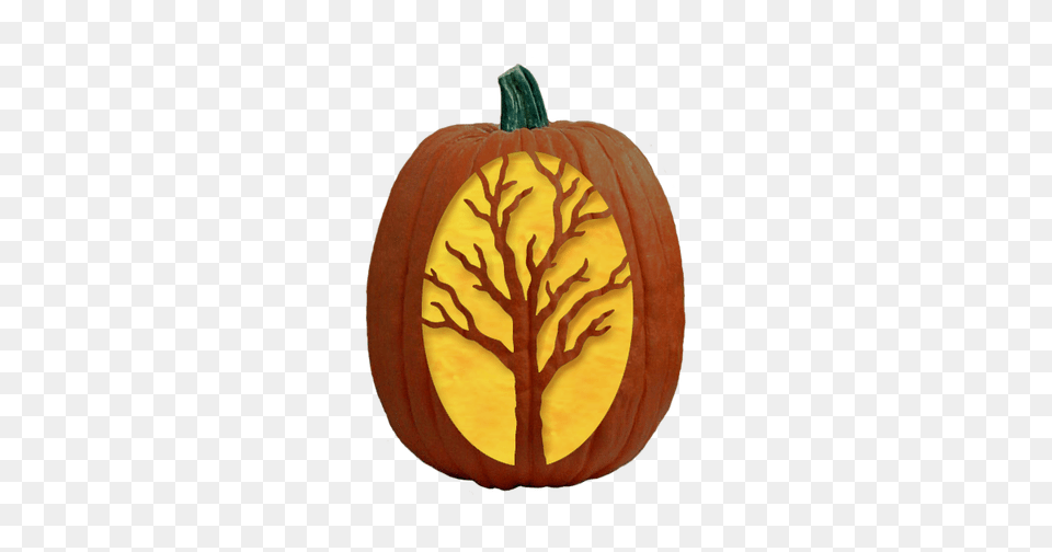 Creepy Tree, Food, Plant, Produce, Pumpkin Free Transparent Png