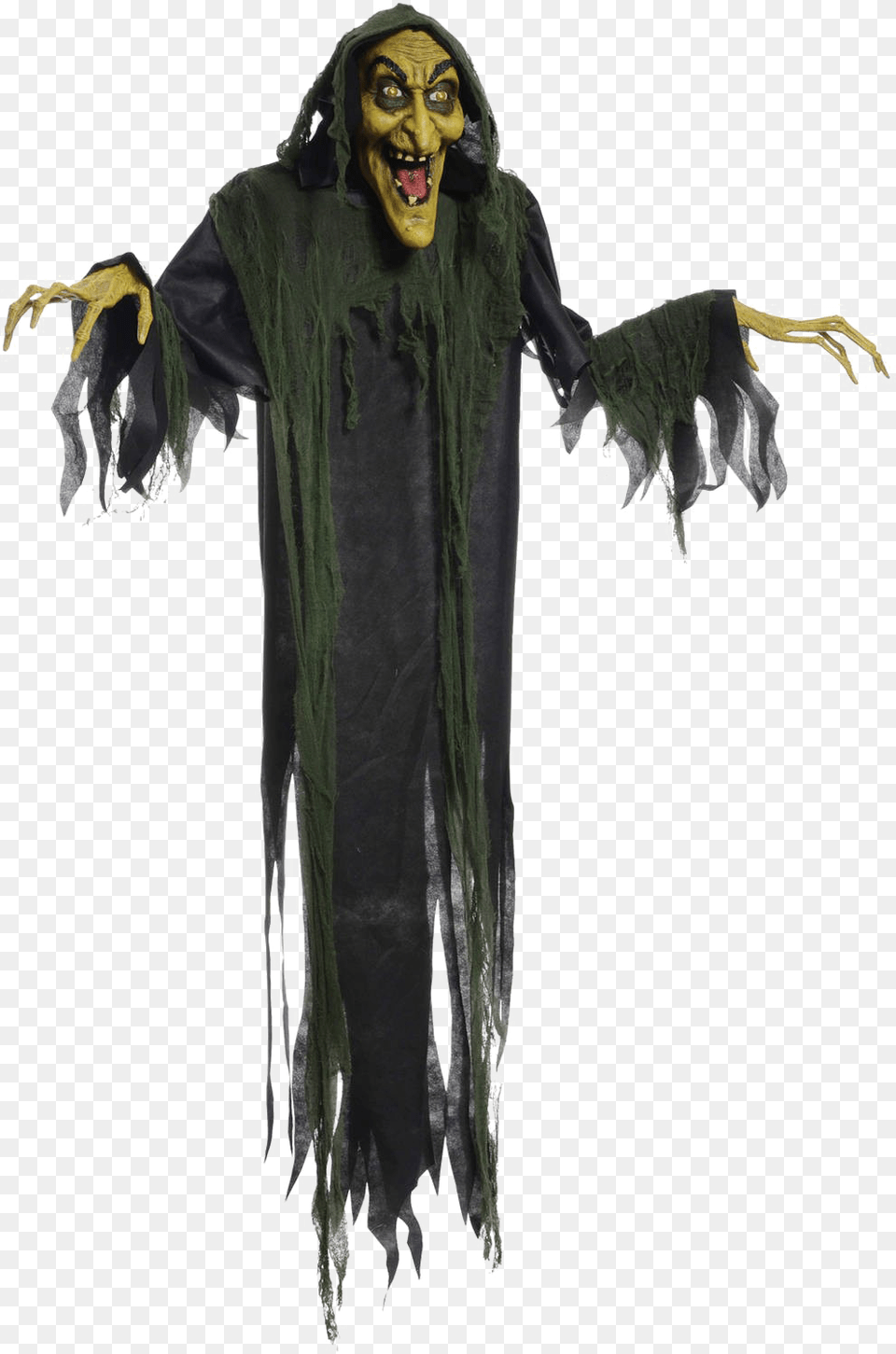 Creepy Witch Transparent Scary Witch, Fashion, Person, Clothing, Costume Png Image