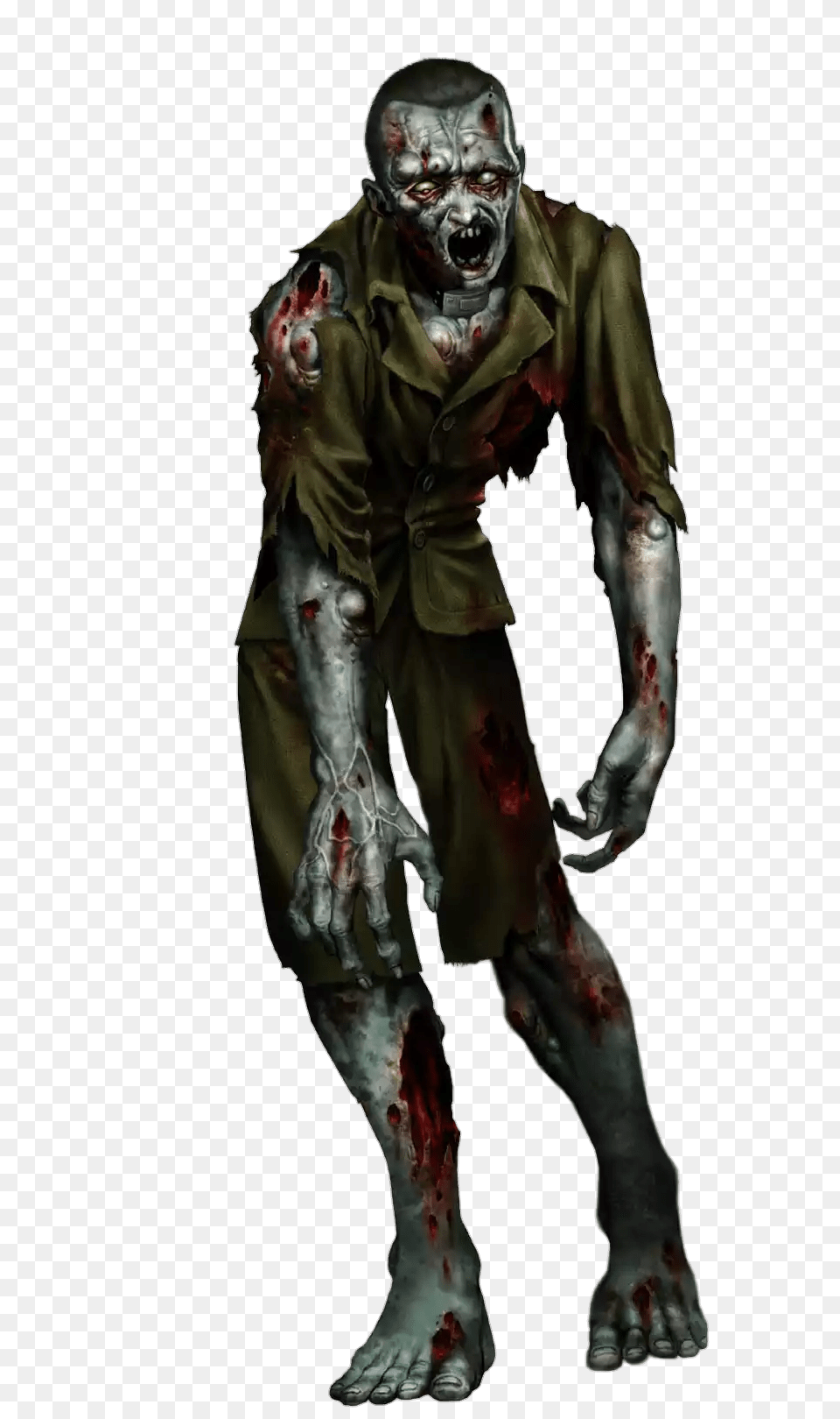 Creepy Zombie, Adult, Person, Man, Mammal Free Transparent Png