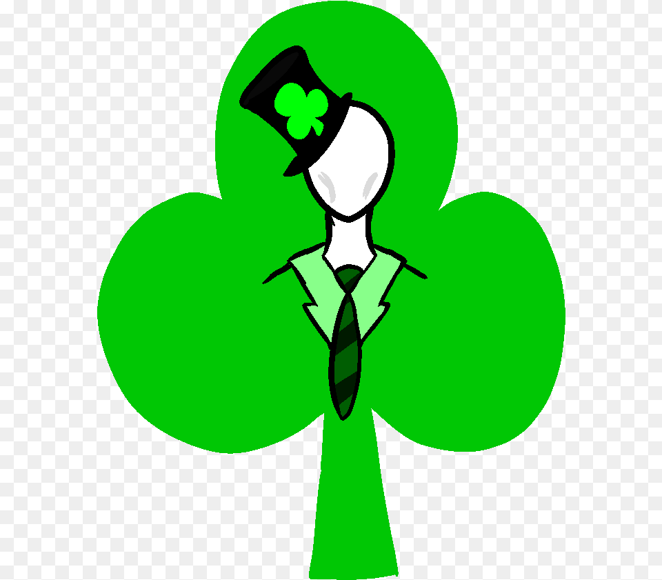 Creepypasta Irish Slenderman, Green, Recycling Symbol, Symbol, Accessories Free Png