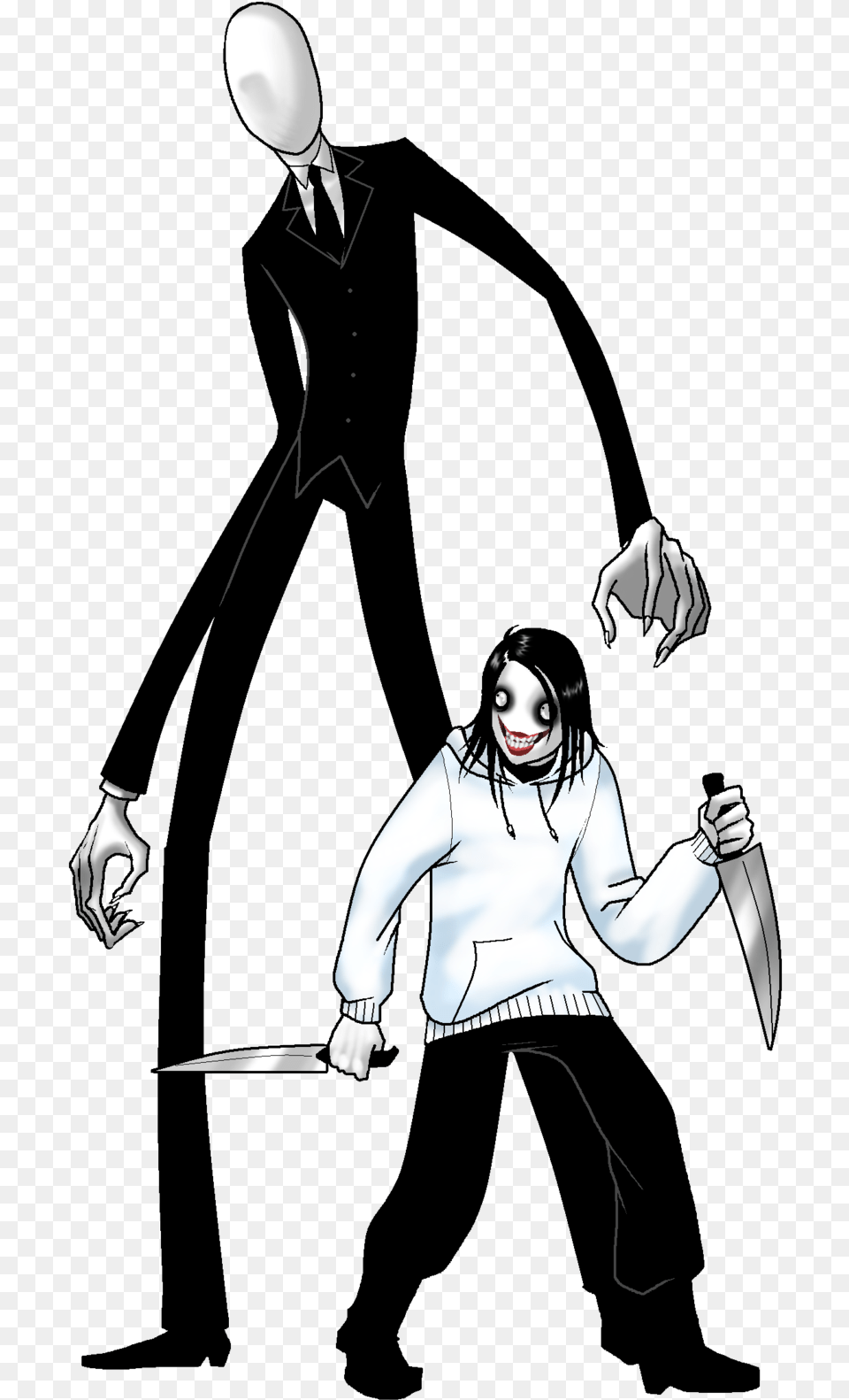 Creepypasta Slender Man, Adult, Publication, Person, Female Png Image