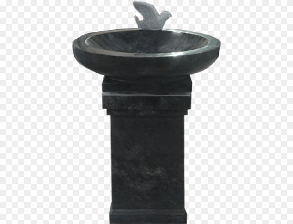 Cremation Bird Bath Pedestal, Architecture, Fountain, Water, Sink Free Png Download
