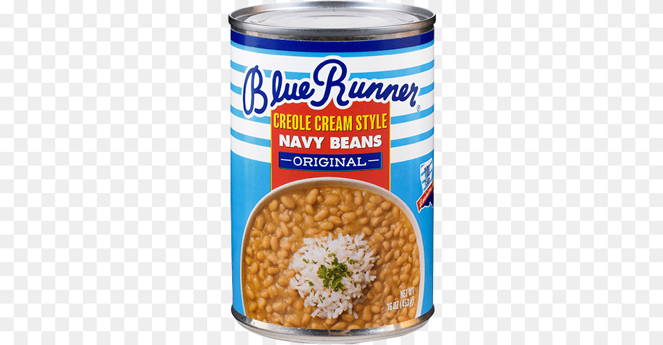 Creole Cream Style Navy Beans Blue Runner Creole Base Shrimp 25 Oz, Tin, Can, Food, Produce Free Transparent Png