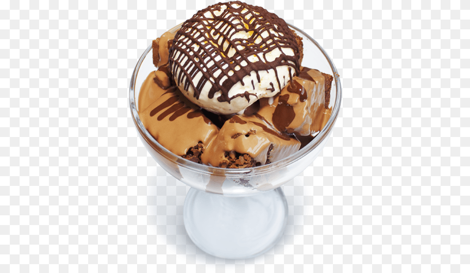 Crepe Monarch Sundae, Cream, Dessert, Food, Ice Cream Png