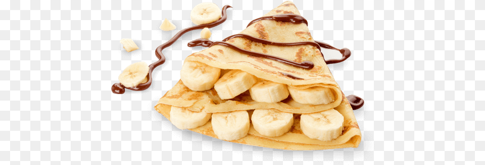 Crepes Sucrees Domicile Waffle, Bread, Food, Banana, Fruit Png Image