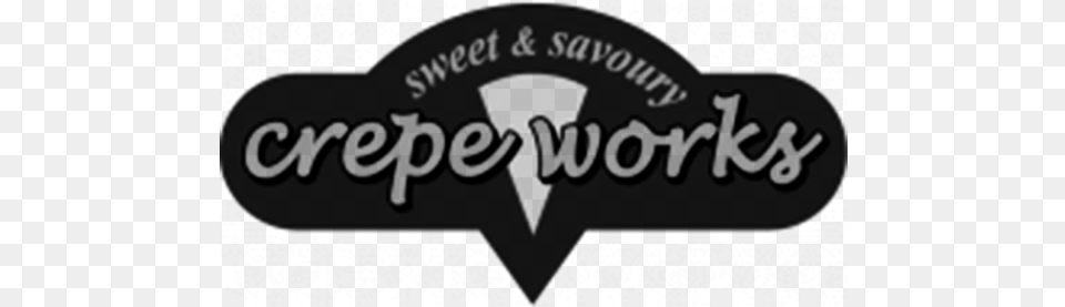 Crepeworks Label, Gray Png