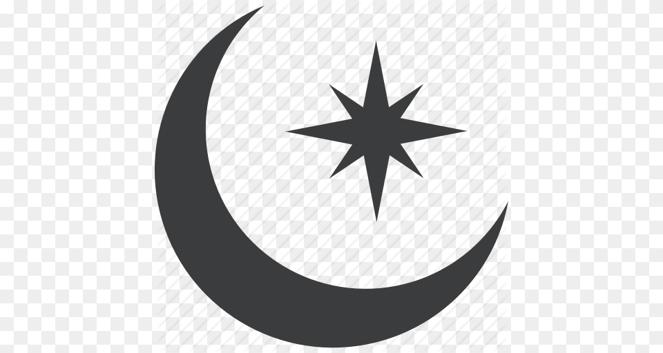 Crescent Festival Islam Moon Ramadan Ramzan Star Icon, Star Symbol, Symbol, Nature, Night Png