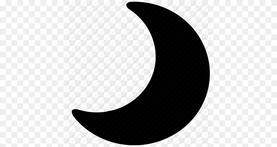 Crescent Filled Moon Rounded Shapes Signs Symbols Icon, Astronomy, Nature, Night, Outdoors Free Transparent Png