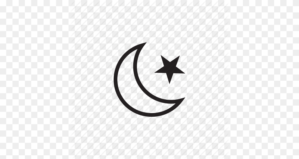 Crescent Moon And Star Islam Religion Religious Symbol Symbol Icon Free Transparent Png