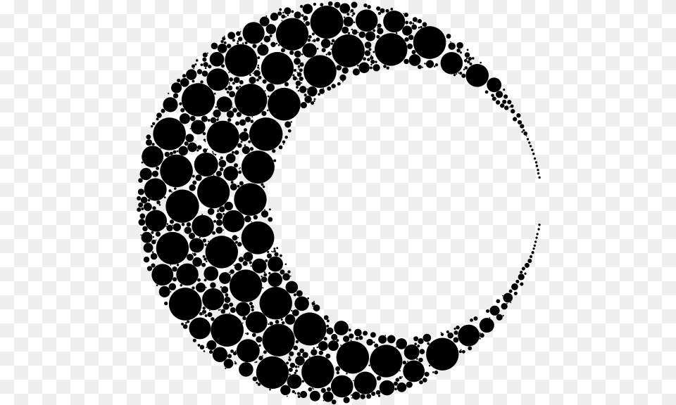 Crescent Moon Circles Melnikov House, Gray Free Png Download