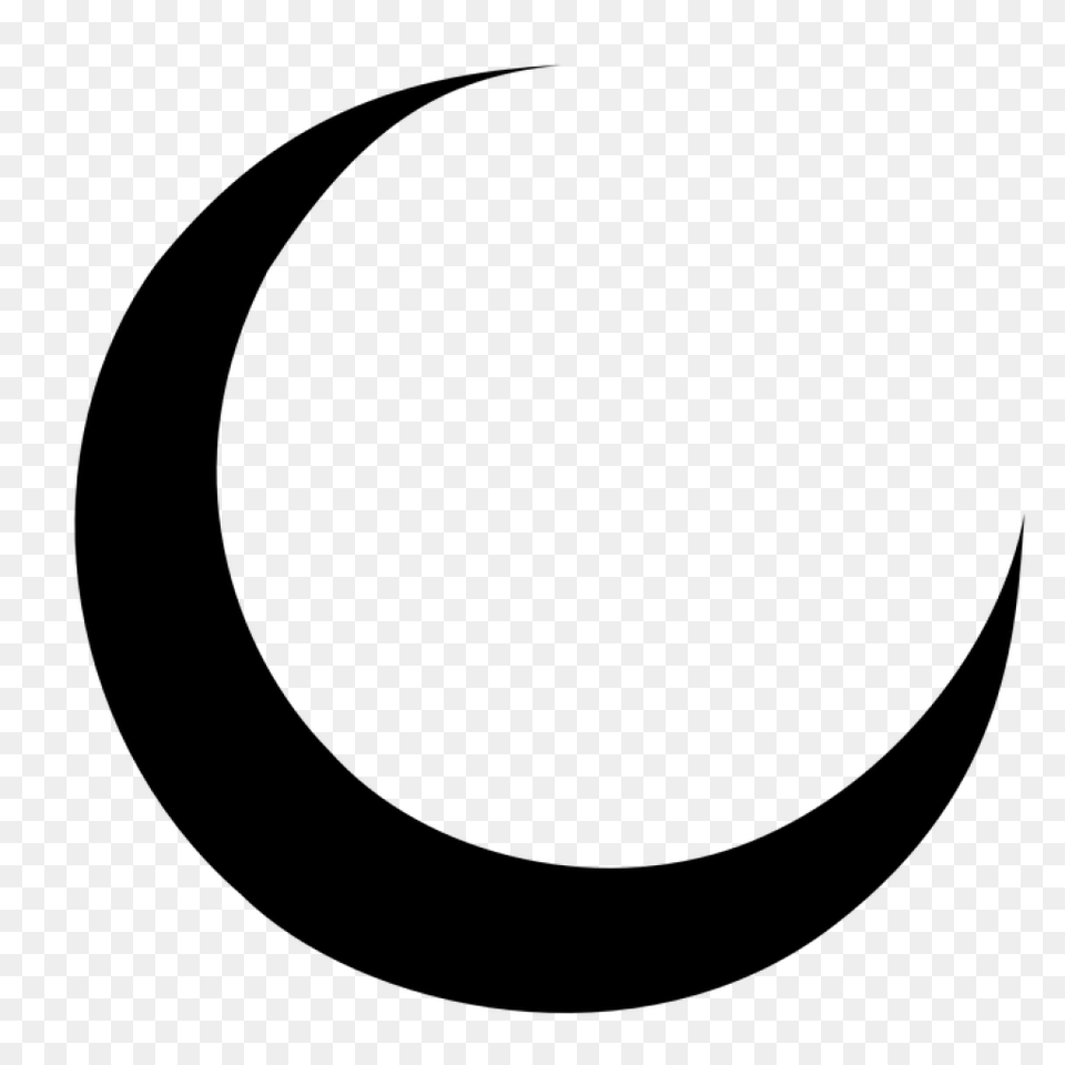 Crescent Moon Clipart Clipart, Gray Png