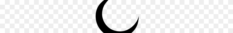 Crescent Moon Clipart Clipart Download, Gray Png