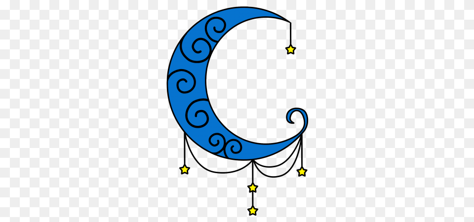 Crescent Moon Clipart Group, Nature, Night, Outdoors, Astronomy Png Image