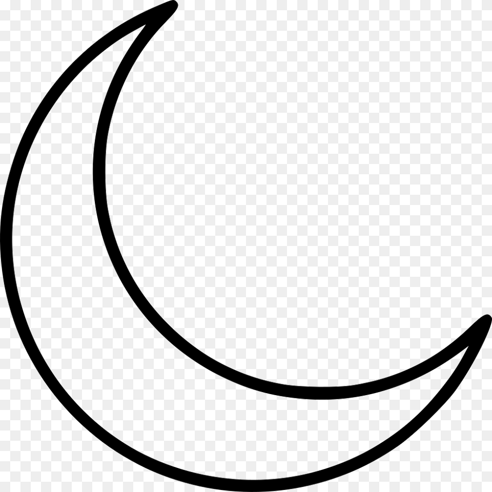 Crescent Moon Comments, Astronomy, Nature, Night, Outdoors Png