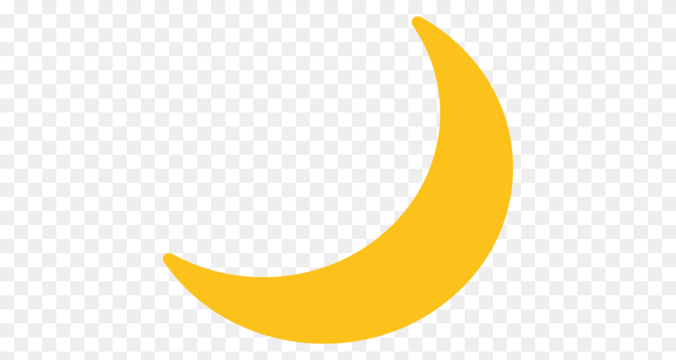 Crescent Moon Emoji, Produce, Plant, Outdoors, Night Free Transparent Png