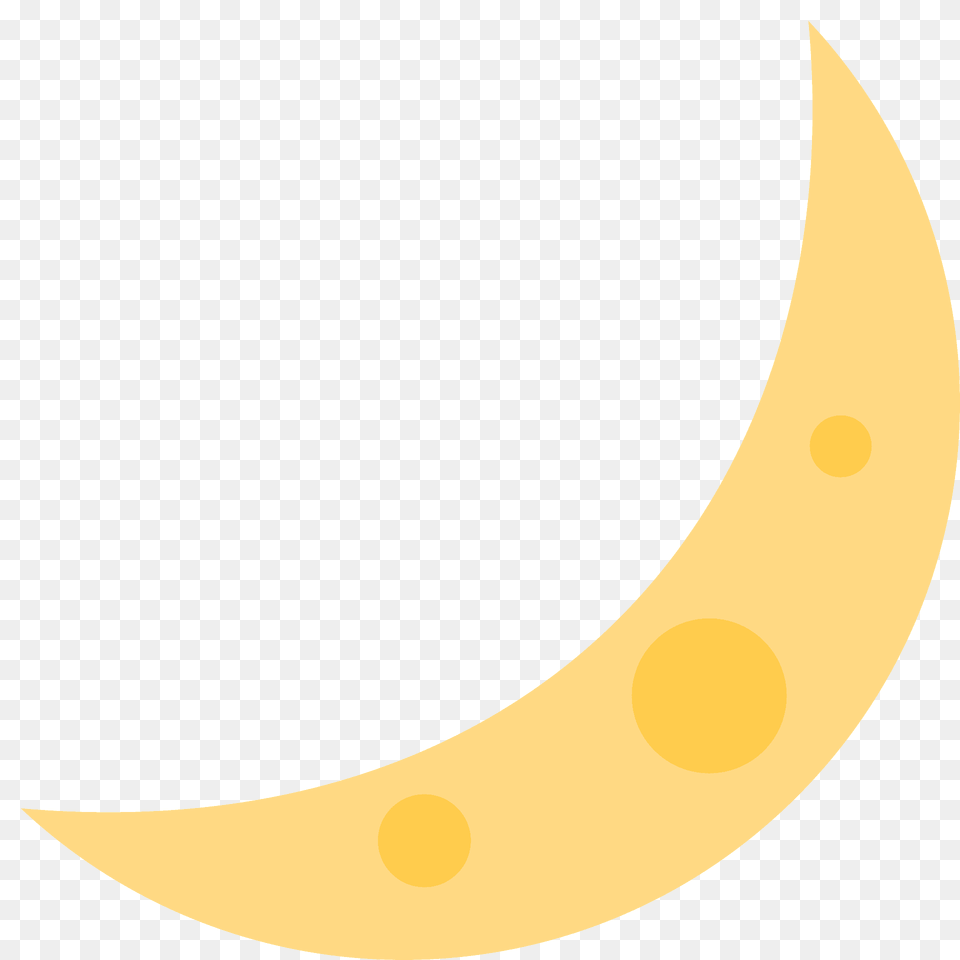 Crescent Moon Emoji Clipart, Astronomy, Nature, Night, Outdoors Free Png