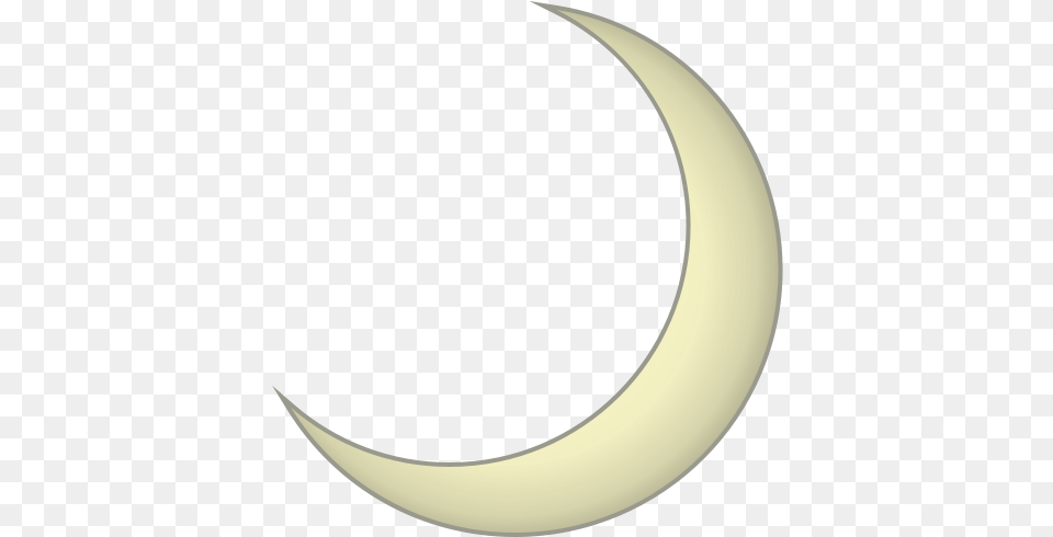 Crescent Moon Emoji For Facebook Email Emoji Transparent Crescent Moon, Astronomy, Nature, Night, Outdoors Free Png