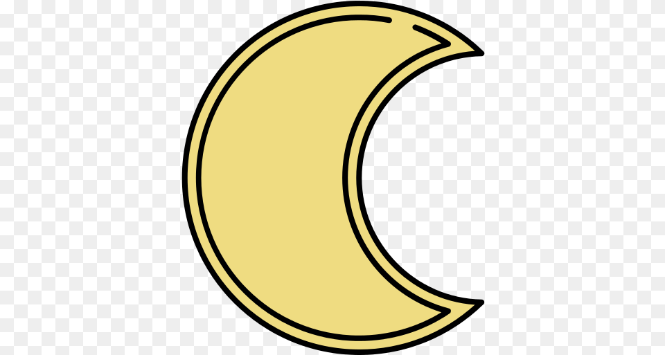 Crescent Moon Icon 18 Repo Icons Circle, Astronomy, Nature, Night, Outdoors Free Transparent Png