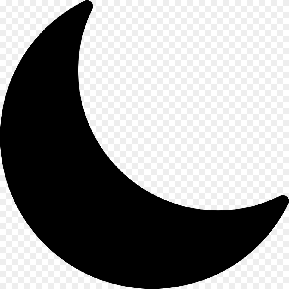Crescent Moon Icon Free Download, Astronomy, Nature, Night, Outdoors Png Image