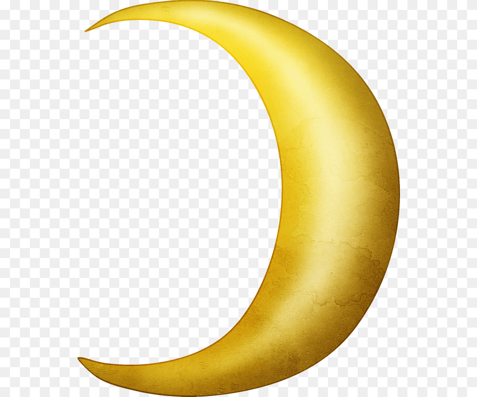Crescent Moon Lunar Phase Clip Art Half Yellow Moon, Astronomy, Nature, Night, Outdoors Png Image