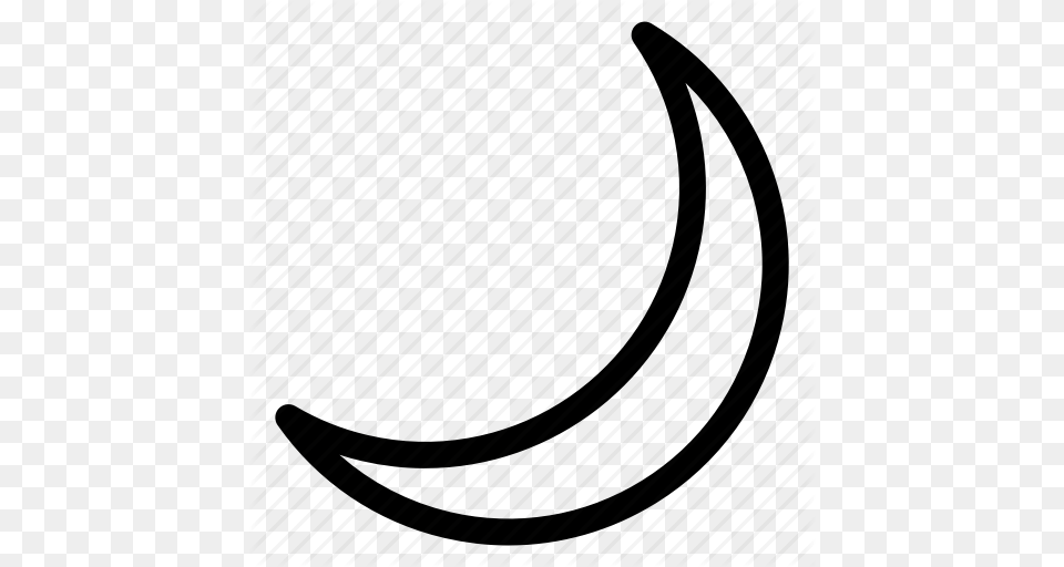 Crescent Moon Moon Icon Night Icon, Astronomy, Nature, Outdoors, Cutlery Free Png