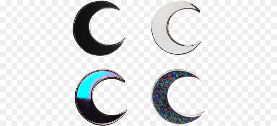 Crescent Moon Pin Circle, Nature, Outdoors, Night, Accessories Free Png Download