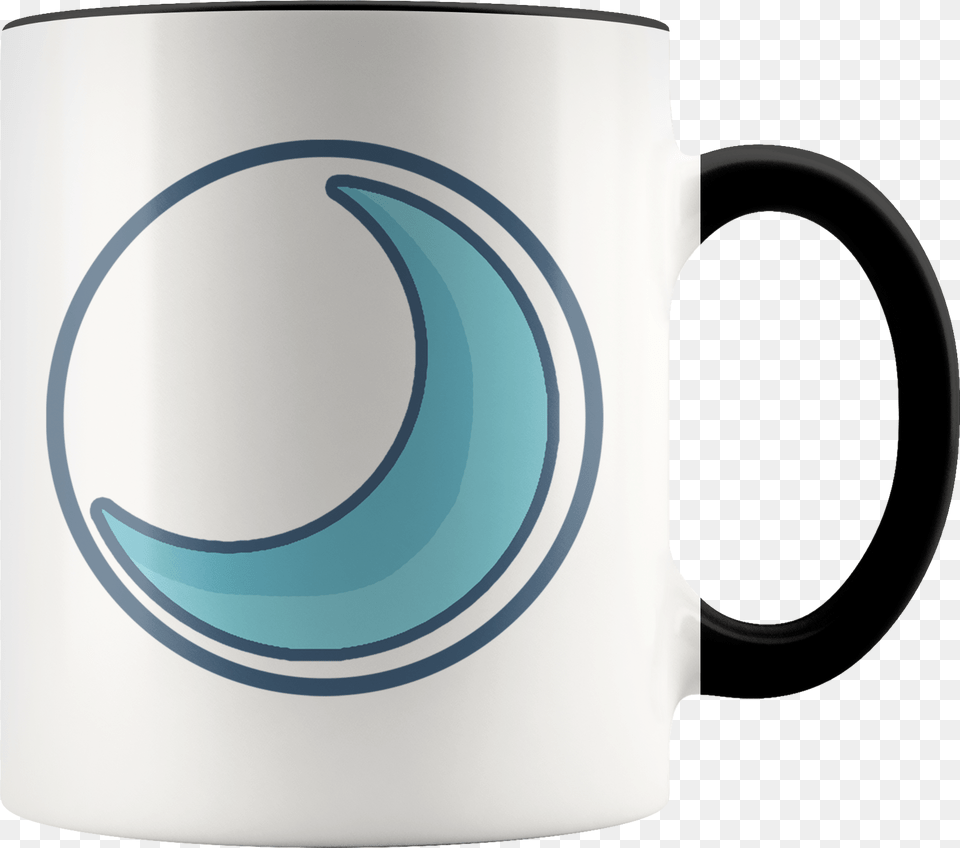 Crescent Moon Wiccan Spiritual Symbol, Cup, Beverage, Coffee, Coffee Cup Free Transparent Png