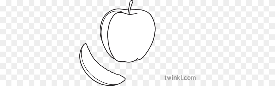 Crescent Shaped Apple Slice Fruit Fresh, Food, Plant, Produce Free Png