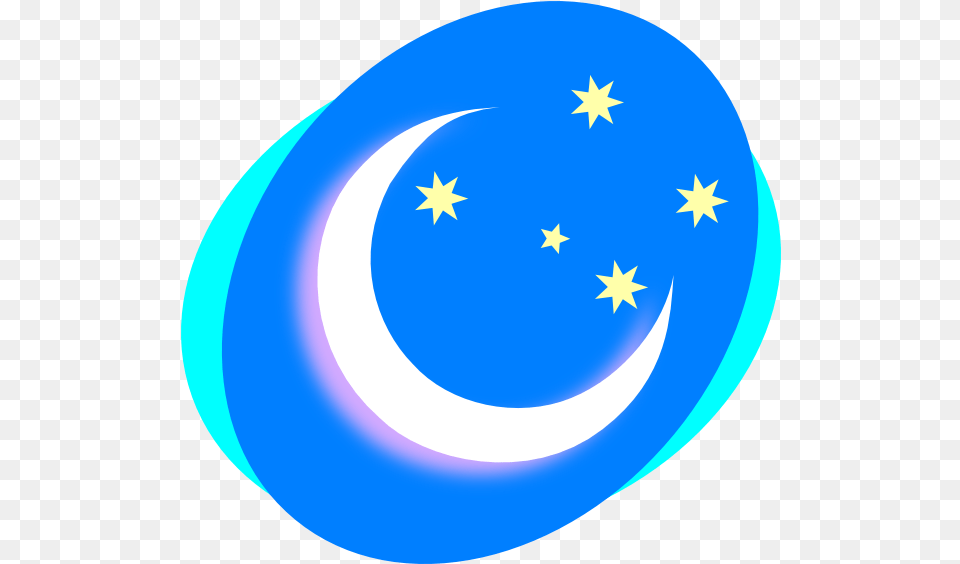 Crescent With Stars Clip Art Moon Clipart Moon Cliparts, Astronomy, Nature, Night, Outdoors Free Png Download