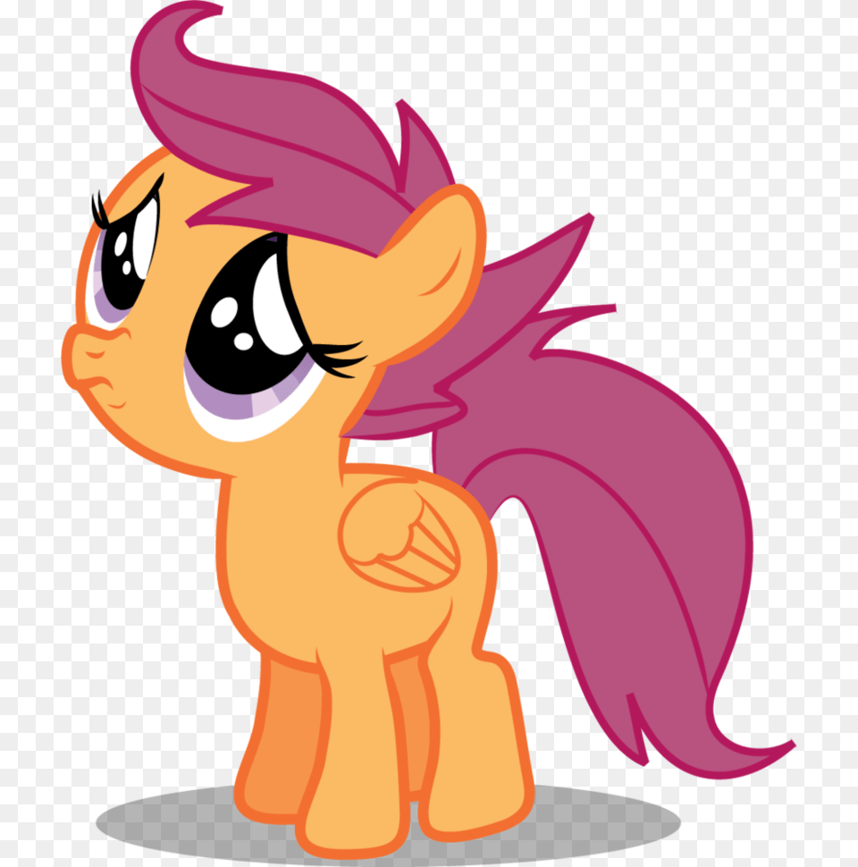 Creshosk Cute Cutealoo Frown Looking Up Puppy My Little Pony Scootaloo Sad, Baby, Person, Cartoon Free Transparent Png