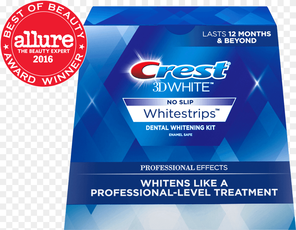 Crest 3d White Luxe Professional Effects Whitestrips Crest White Steips, Advertisement, Poster, Text Free Transparent Png