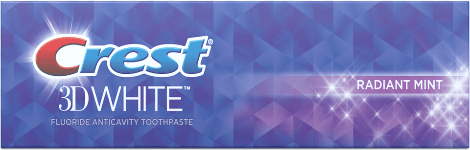 Crest 3d White Radiant Mint Toothpaste, Text Png Image