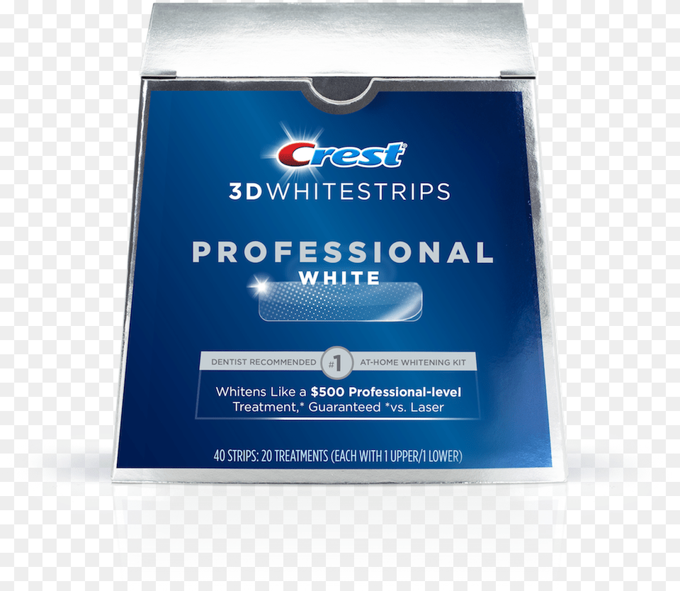 Crest 3d Whitestrips Professional White Box, Bottle, Text Png