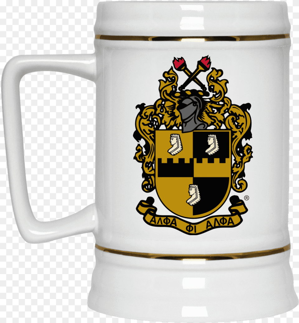 Crest Alpha Phi Alpha, Cup, Stein Free Png Download