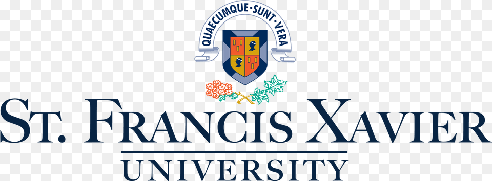 Crest Colour Stfxuniv Longversion 289 Blue St Francis Xavier University Logo, Emblem, Symbol Free Png