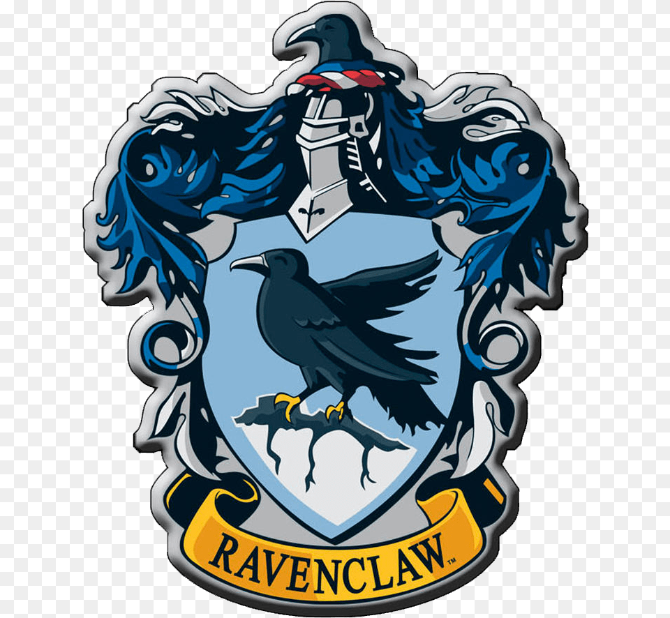Crest For Download On Ravenclaw Hogwarts Houses, Emblem, Symbol, Animal, Bird Free Transparent Png