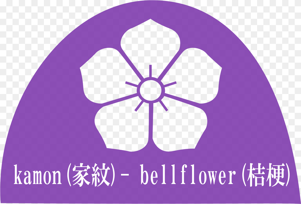 Crest Kamon Bellflower Clip Arts Clip Art, Purple, Logo, Nature, Outdoors Free Png