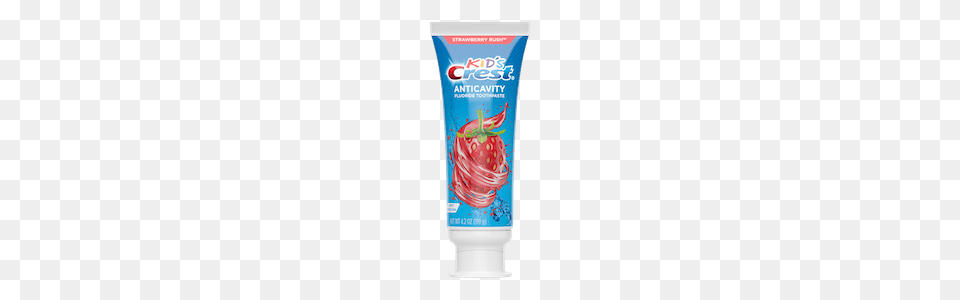 Crest Kids Cavity Protection Strawberry Rush Toothpaste, Bottle, Smoke Pipe Free Transparent Png