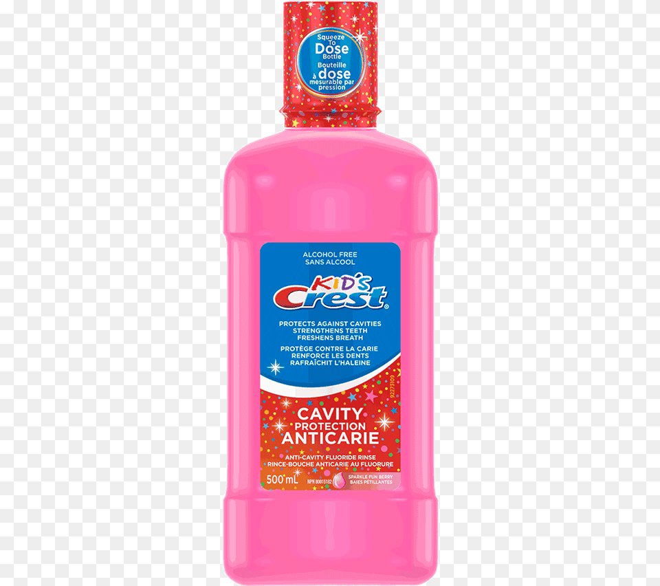 Crest Kids Flavours Of Mouthwash, Bottle, Food, Ketchup, Cosmetics Free Png