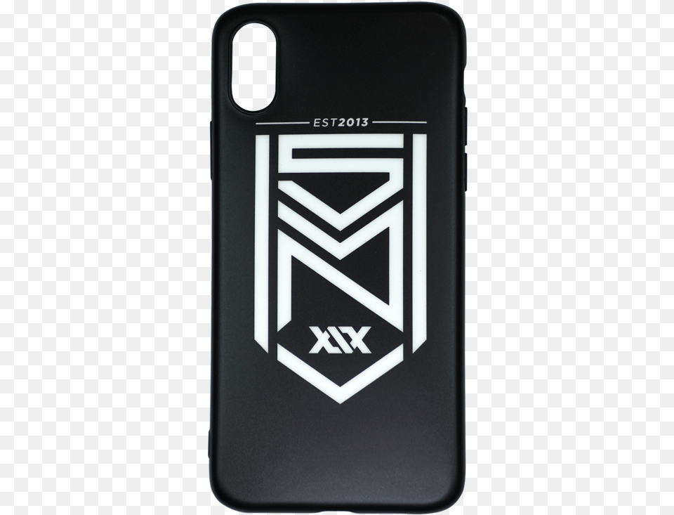 Crest Matte Black Iphone Case Sidemen Logo, Electronics, Mobile Phone, Phone, Emblem Free Png
