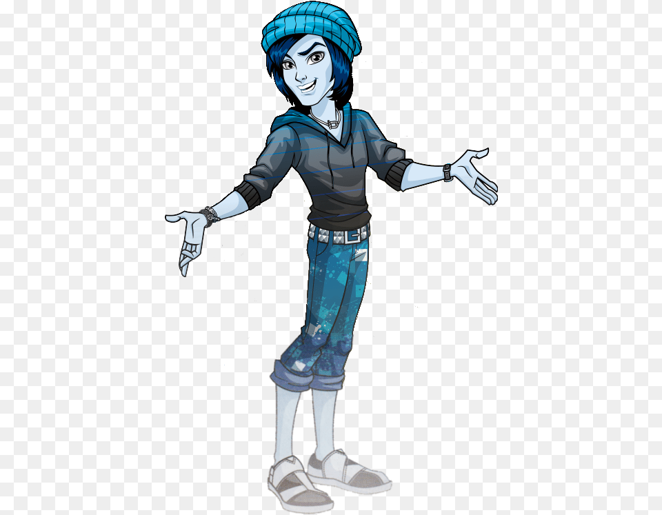 Crest Monster High Invisible, Book, Publication, Comics, Person Png Image