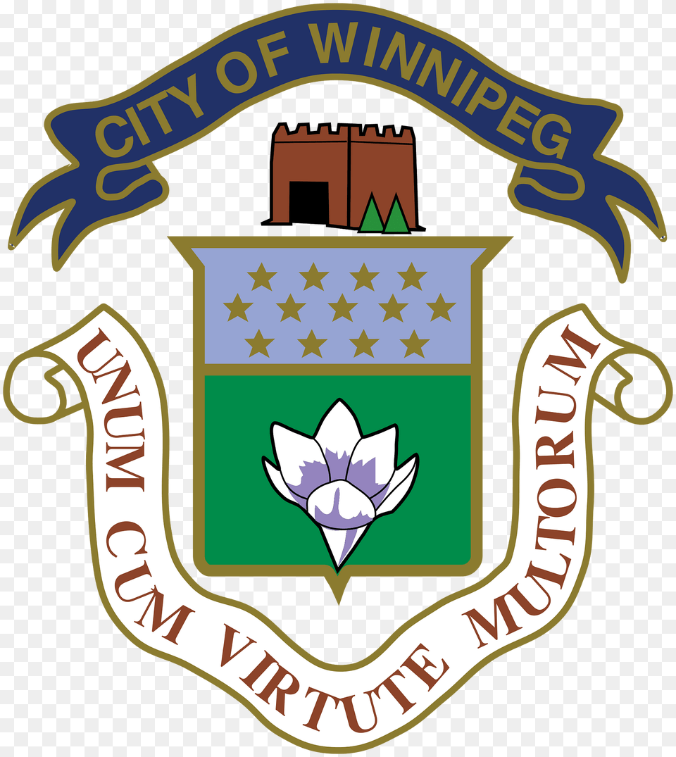 Crest Of Winnipeg Clipart, Badge, Logo, Symbol, Emblem Free Transparent Png
