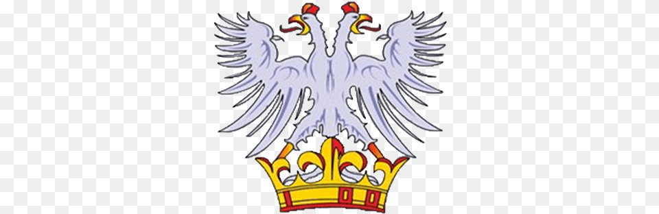 Crest Serbian Eagle Cartoon, Accessories, Emblem, Jewelry, Symbol Free Png Download