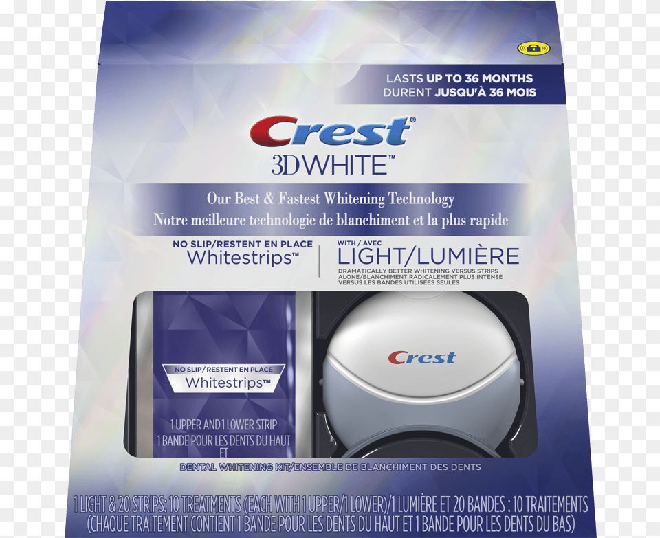 Crest Whitestrips Crest 3d White Whitestrips With Light, Advertisement, Poster, Computer Hardware, Electronics Free Png Download