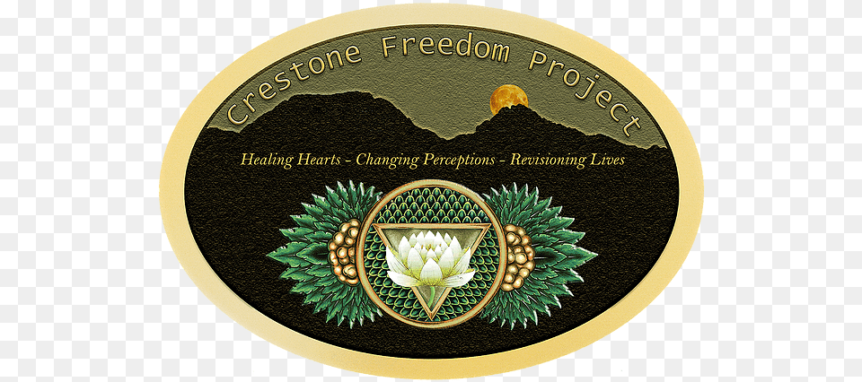 Crestone Freedom Project Coin, Gold, Emblem, Symbol, Logo Free Png Download