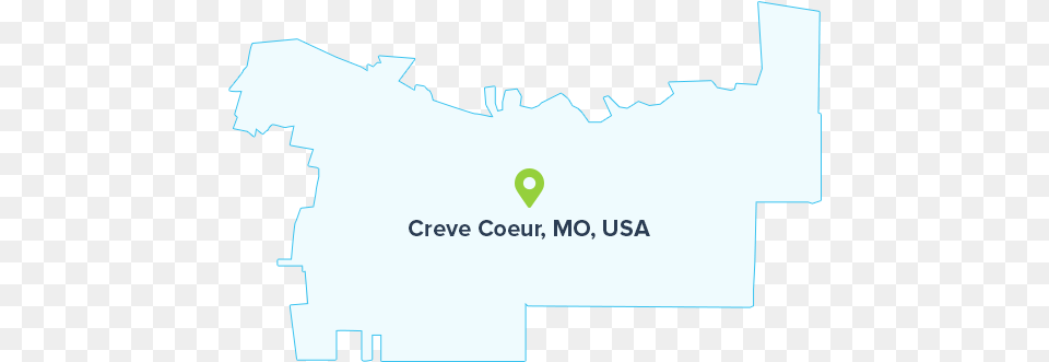 Creve Coeur Mo Usa Map Graphic Design, Chart, Plot, Logo, Person Png