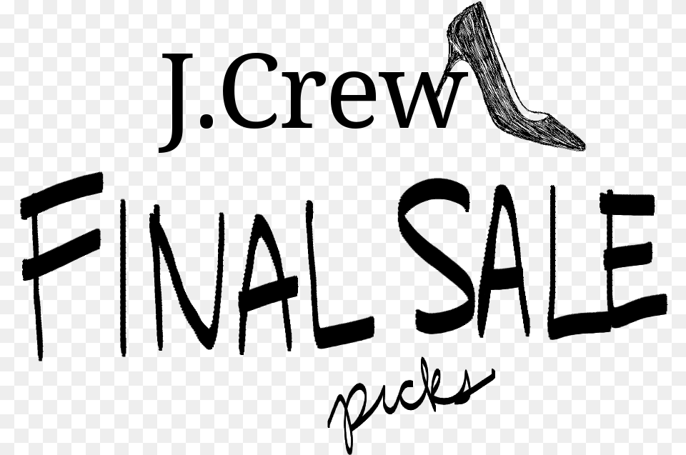 Crew Final Sale Picks Calligraphy, Gray Free Transparent Png