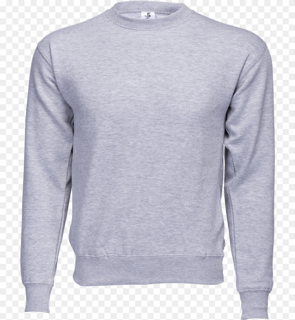 Crew Neck Sweatshirt, Clothing, Knitwear, Long Sleeve, Sleeve Png Image